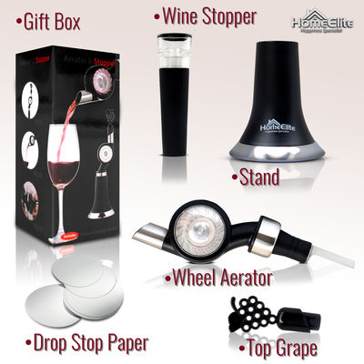 Aérateur de vin - Bec verseur - Libère les arômes - Cadeau pour amateurs de vin - Photo 2