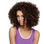 Afro crépus court synthétique bouclés perruques pour les femmes noires - 1