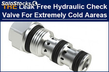 After adding PTFE retaining ring, AAK hydraulic check valve does not leak, Eddy