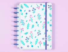 Agenda cuaderno inteligente din a5 80 hojas semana vista lilac fields by sophia