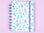 Agenda cuaderno inteligente din a5 80 hojas semana vista lilac fields by sophia - 1