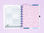 Agenda cuaderno inteligente din a5 80 hojas semana vista lilac fields by sophia - Foto 2