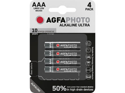 Agfaphoto Batterie Ultra Alkaline Micro AAA (4-Pack)