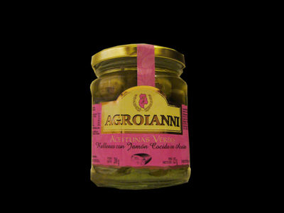 Agroianni Aceituna con jamón cocido x 300gr.