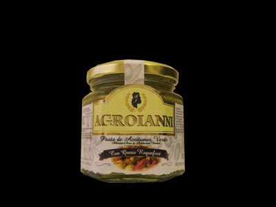 Agroianni Pasta de Aceitunas verdes con roquefort x 200gr.