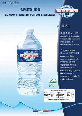 agua de manantial cristaline 500 ml. / 72 cajas / 24 unidades / botella pet - Foto 2