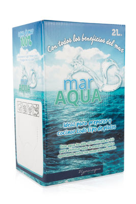 Agua de mar bag in box 2 litros (venta por palet)