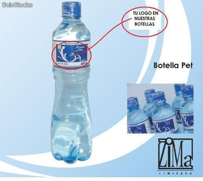 Agua en Botellas con etiqueta personalizada de excelente calidad