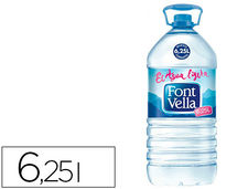 Agua mineral natural font vella sant hilari garrafa 6.25 l