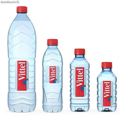 Agua mineral Vittel en botella de plástico de 1,5 L - Foto 2