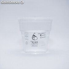 Agua purificada en vaso Sellado Mi Alwa 200 ml Natural (Sin Sabor)