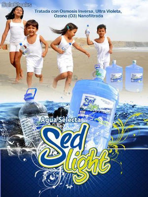 Agua Selecta sedlight 100% Natural para consumo humano x 20Lt. Agua y envase
