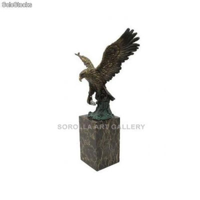 Aguila con las alas desplegadas | bronces en bronce