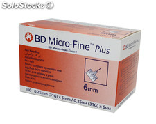 Aiguille Pour Stylo BD Micro-Fine Plus 0.25(31 G) X 6mm Bte 100