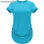 Aintree t-shirt s/s heather turquoise ROCA666401246 - Photo 2