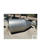 Air-breaker cyclone 1000 l. Stainless steel