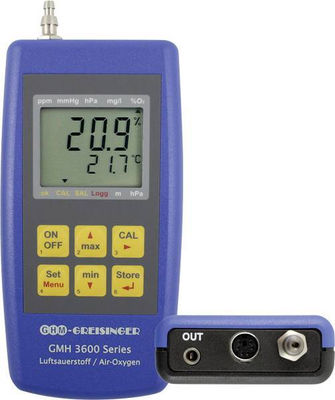 Air oxygen meter GMH 3695 with data logger