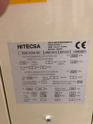 Aire acondicionado conductos compacta Hitecsa 20.813 frigorias bomba calor - Foto 5