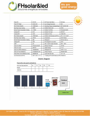 Aire acondiconado solar 100% fuera de red electrica - Foto 2