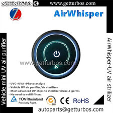 AirWhisper portable car air purifier UV UVA UVC air sterilizer best auto part