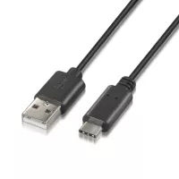 Aisens Cable usb 2.0 3A c-m-a-m Negro 0.5M