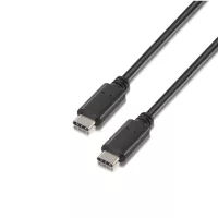 Aisens Cable usb 2.0 3A tipo c-m-c-m negro 1.0m