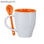 Akebia mug white/orange ROMD4008S10131 - Foto 4