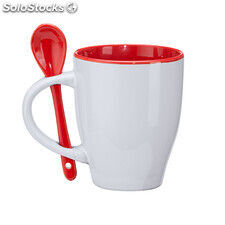 Akebia mug white/red ROMD4008S10160 - Photo 5