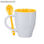 Akebia mug white/yellow ROMD4008S10103 - 1