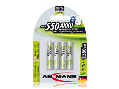 Akku Ansmann AAA Micro 550mAH (4 Pcs)
