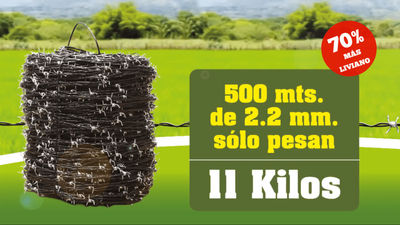 Alambre híbrido de púas farmer (100% colombiano) - Foto 4