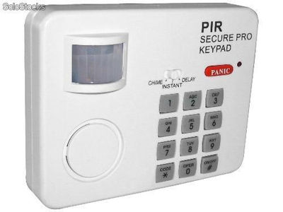 Alarme c/sensor, Teclado, Sirene e +3 Funções + Botão Panico