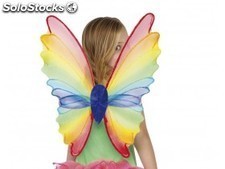 Alas mariposa arco iris 60X20