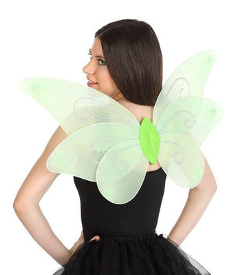 Alas mariposa o campanilla verdes 63*33 cm