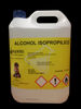 Alcohol Isopropilico-Isopropanol Envase 5 Litros.99,8%. Alta pureza.