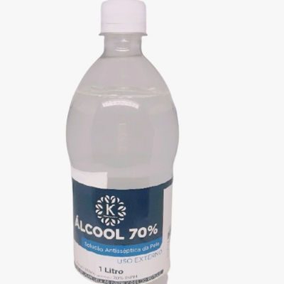 Álcool líquido 1 litro 70%