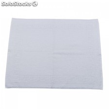 Alfombra baño hostelería blanca en 50x65cm algodón 100%, 550 grs/m2