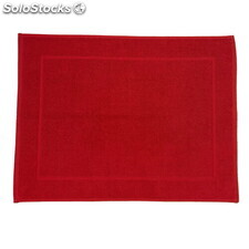 Alfombra baño roja en 50x70cm algodón 100%, 700 grs/m2