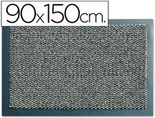 Alfombra fast-paperflow antipolvo lavable gris 90X150 cm