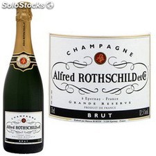 Alfred rothschild Champagne Grande Réserve brut : la bouteille de 75 cl