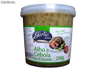 Alho e Cebola Salsa Cebolinha 200grs Garlic Foods