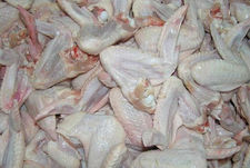 Alitas de pollo congeladas procesadas de grado A