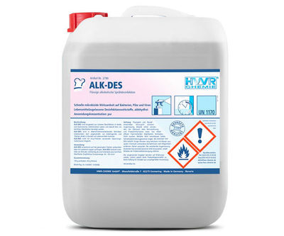 Alk-Des szybka alkoholowa dezynfekcja powierzchni - bez spłukiwania - 1 minuta - Zdjęcie 2