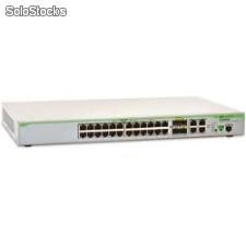 Allied telesyn at- 9000/28 switch - commutateur gigabit 24 ports + 4 ports combo rj45/sfp green
