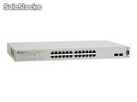 Allied telesyn at -gs950/24 web smart switch - commutateur 24 ports 10/100/1000 +2 sfp snmp nv2