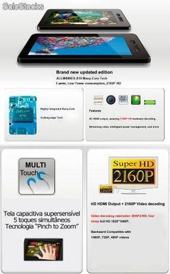 Allwinner® Super hd Android 4.0 Tablet MOMO9c - Foto 5