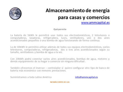 Almacenamiento electricidad 10kWh para viviendas, comercios y oficinas - Foto 5
