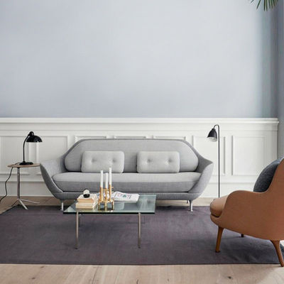 almofada de couro de design rosa sofá para sala de estar - Foto 3