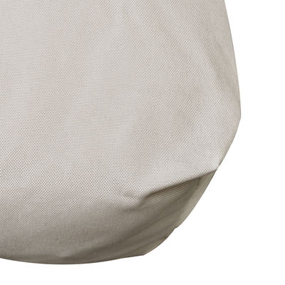 Almofada do assento estofado branco areia 120 x 80 x 10 cm - Foto 3