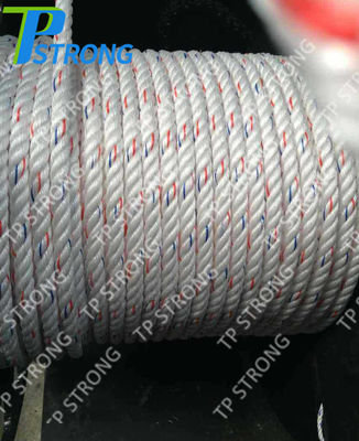 Alta resistencia PP 8/12 filamento de polipropileno cuerda trenza doble, cuerda
